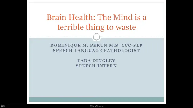 Brain Health: The Mind is a terrible ...