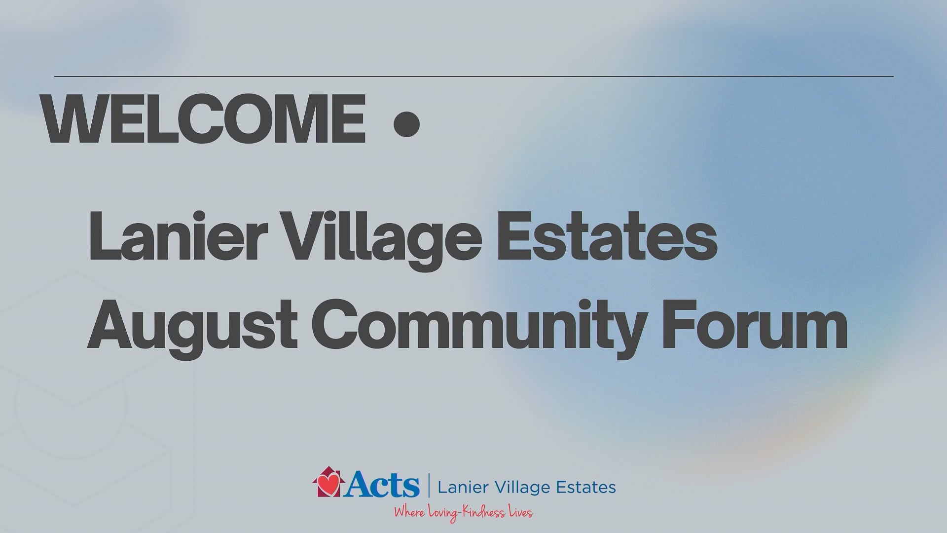 LVE Forum August 2026