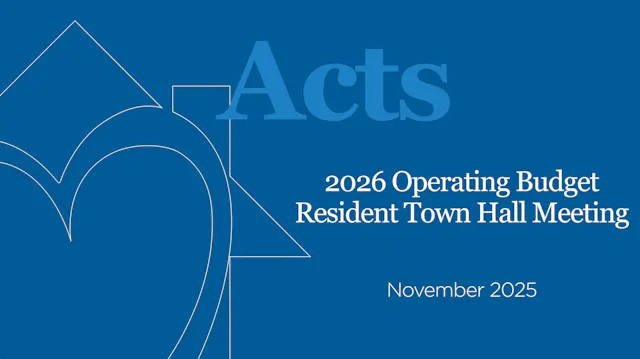 November 2025 Town Hall: 2026 Operati...