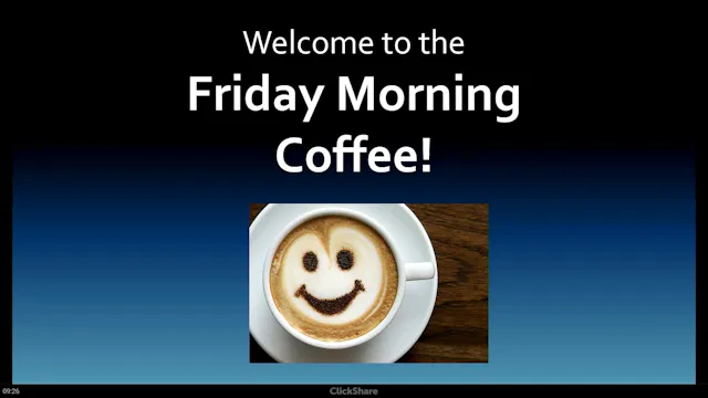Friday Morning Coffee - 10/10/2025