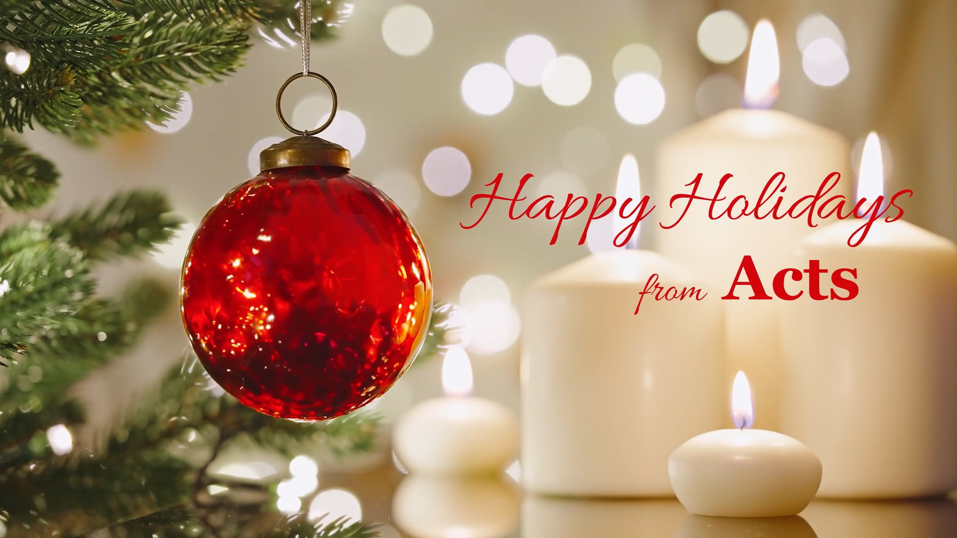 2024 Acts Holiday Message