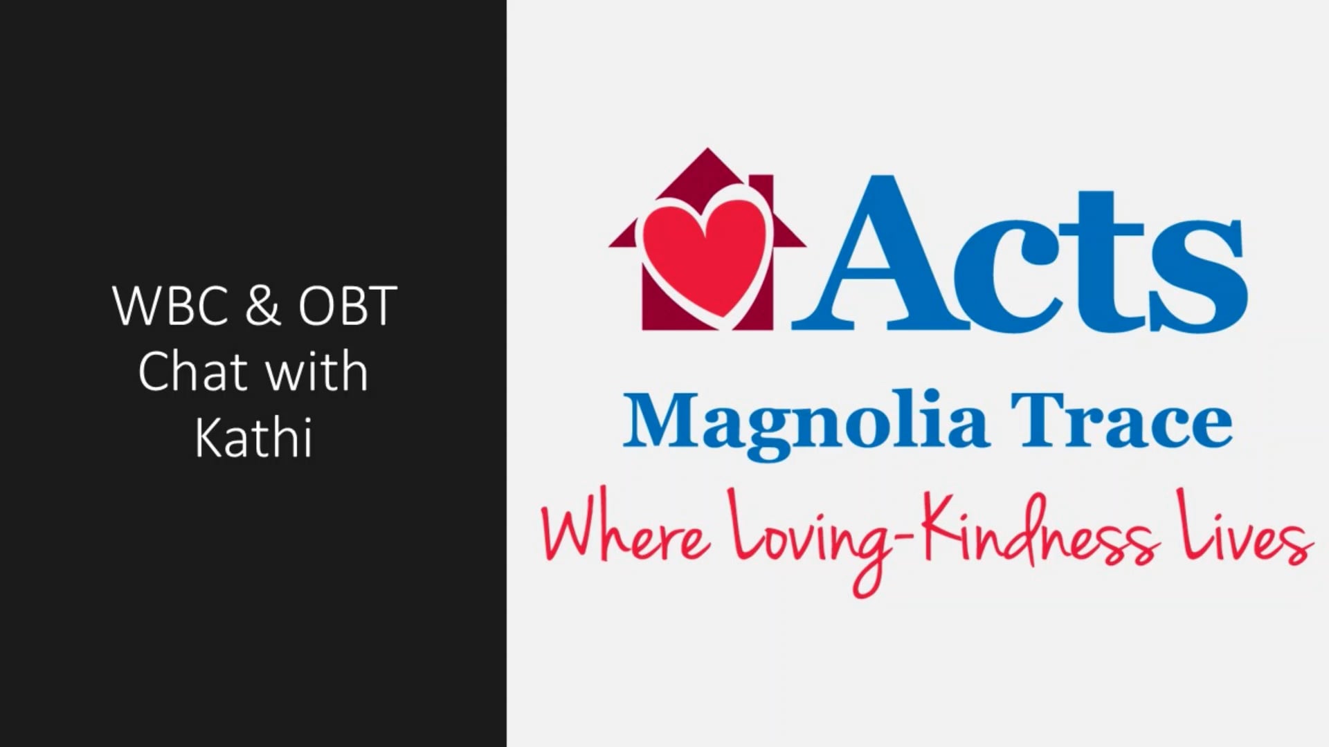 WBC & OBT Chat with Kathi 