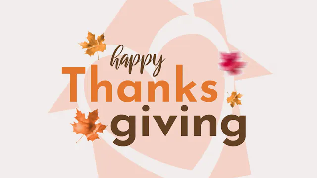 Thanksgiving Message 2023