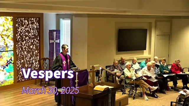 Vespers March 30, 2025