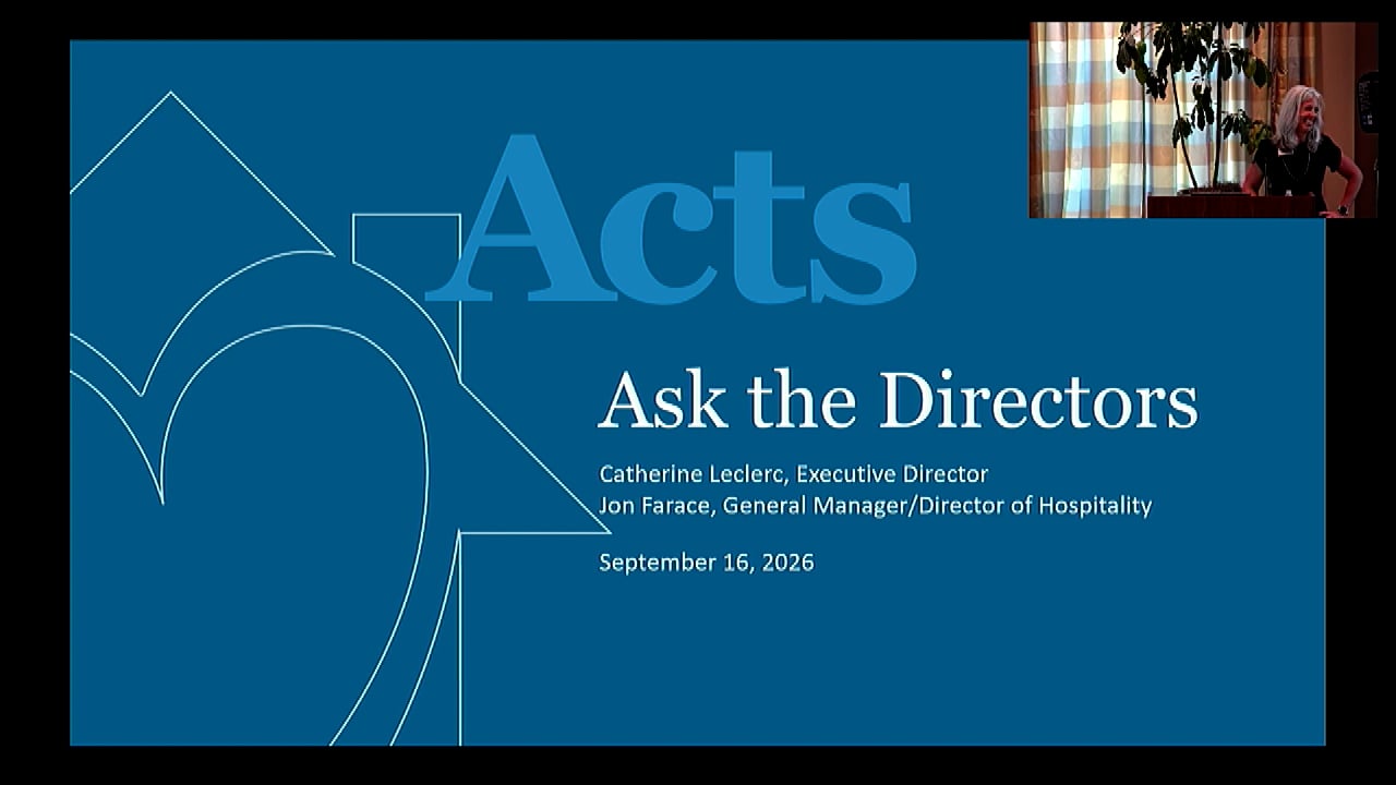 Sept 2026 Ask the Directors