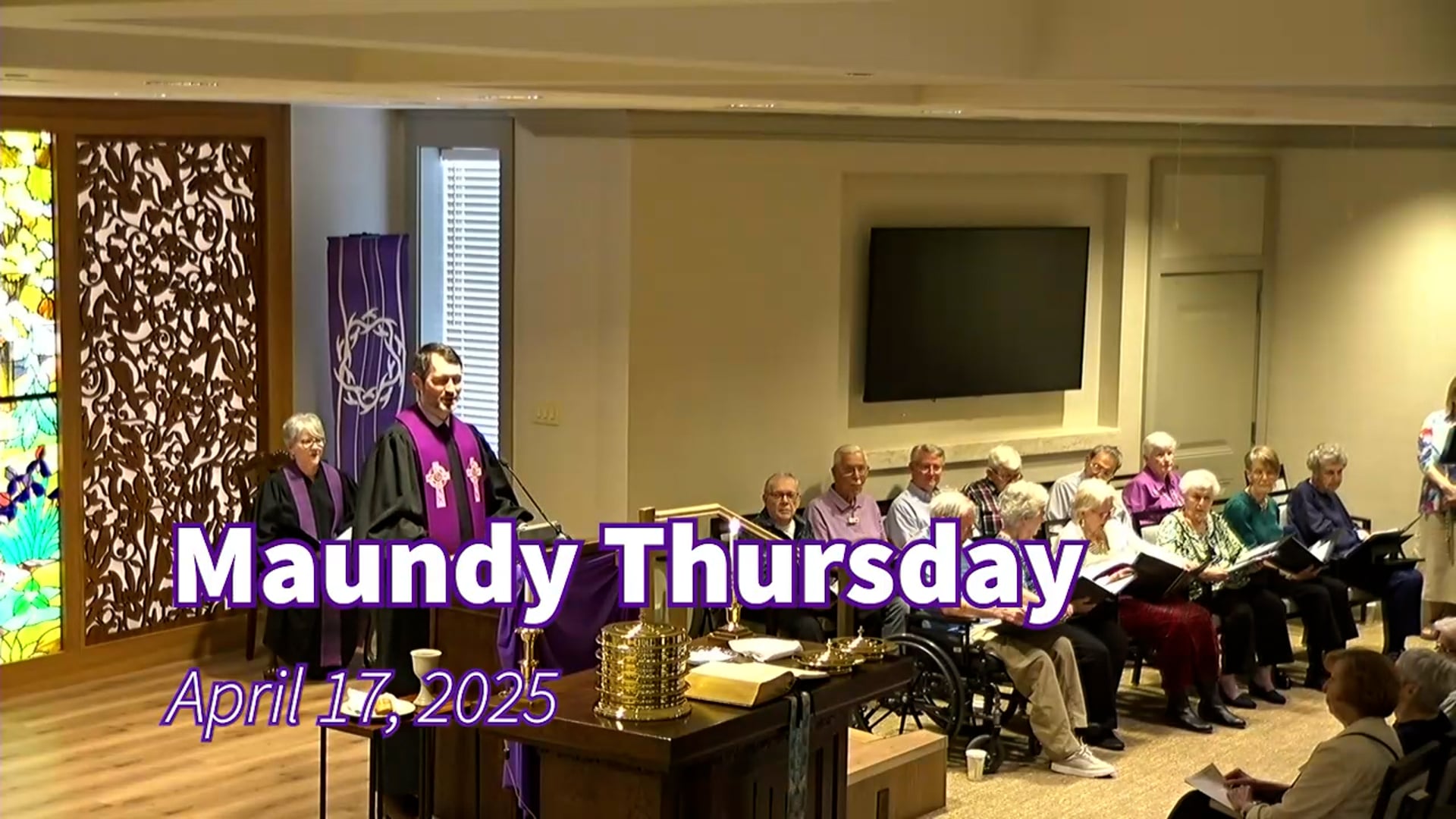 Maundy Thursday April 17, 2025