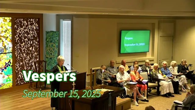 Vespers September 14, 2025