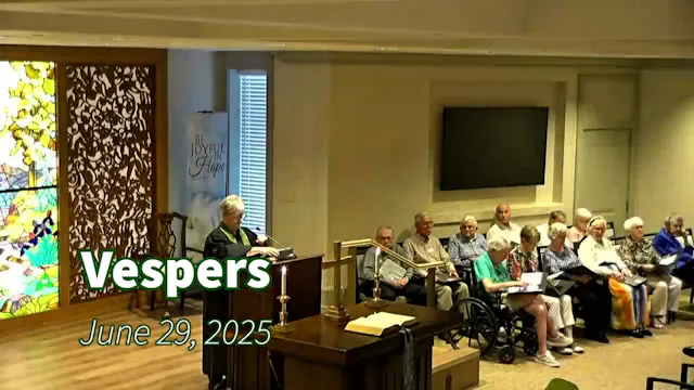 Vespers June 29, 2025
