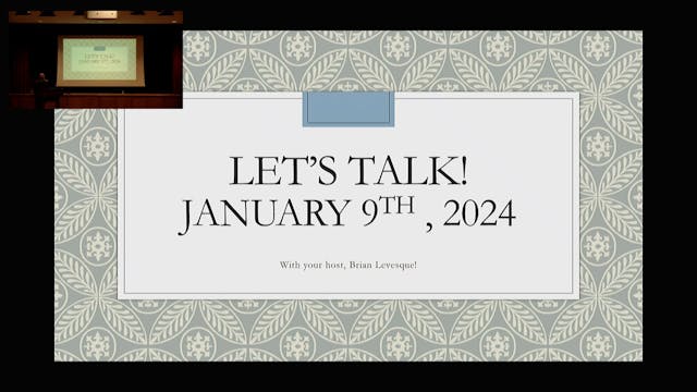 Let's Talk January 2024