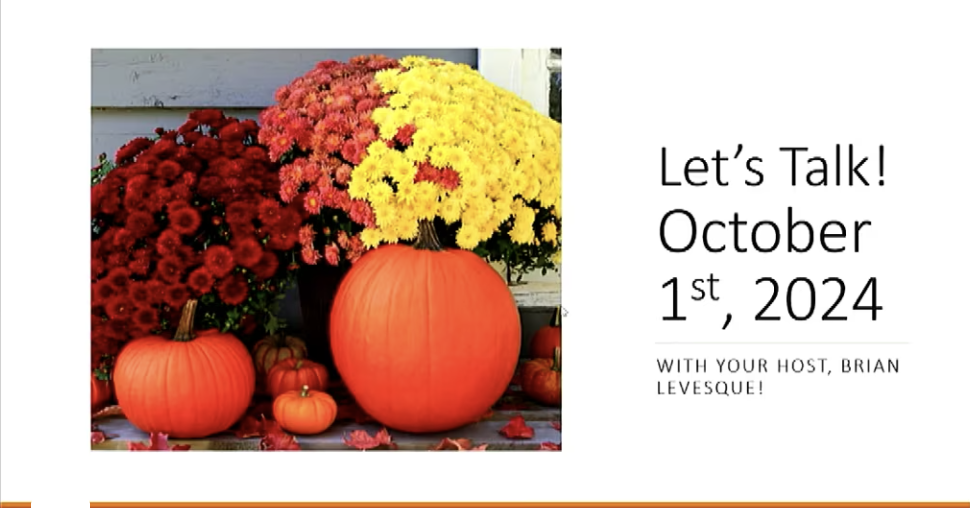 Let's Talk October 2024