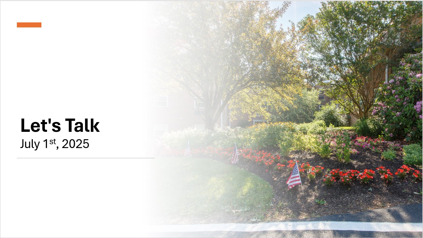 Let's Talk - July 2025 