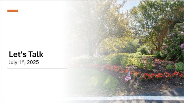 Let's Talk - July 2025 