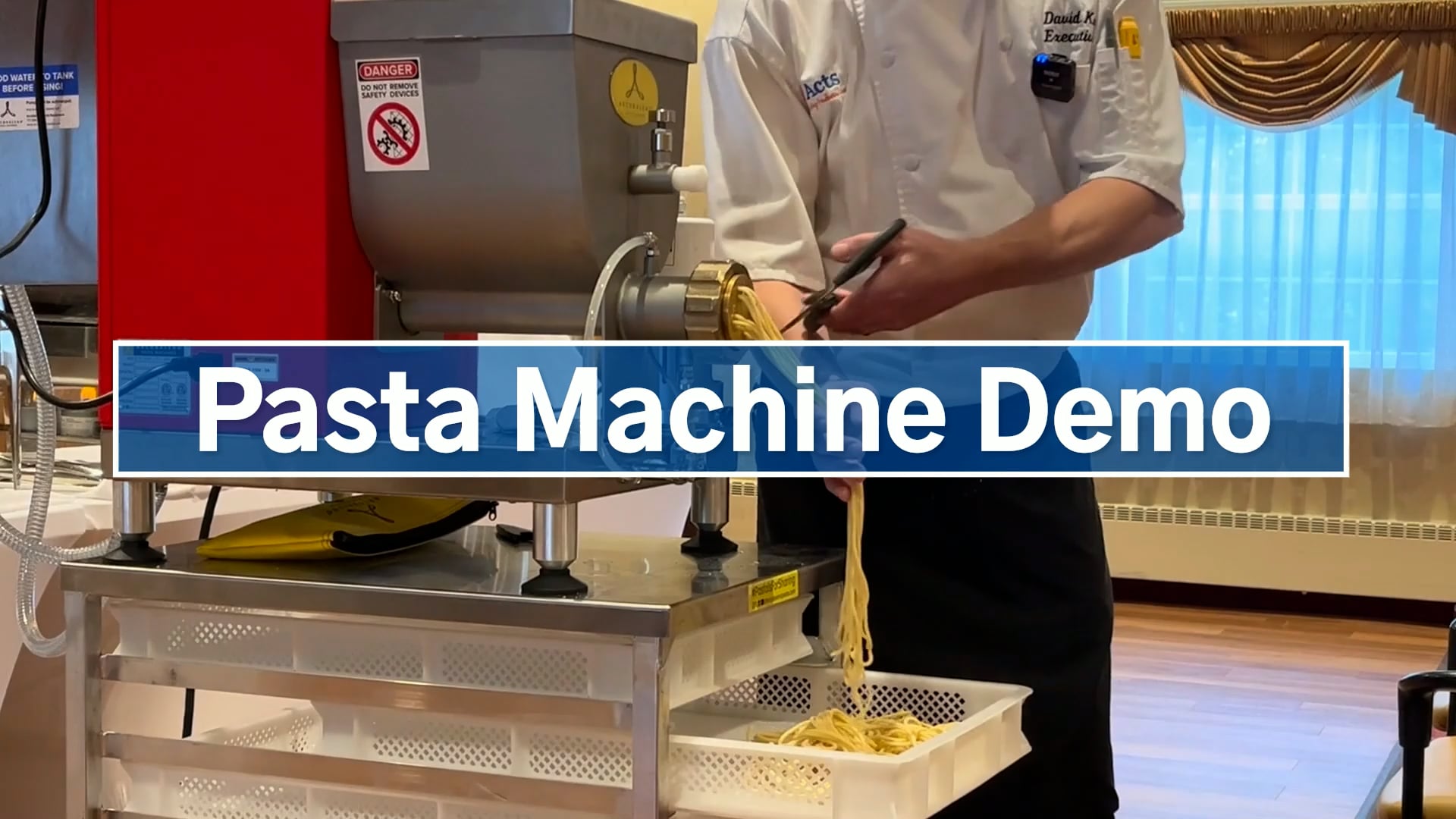 Pasta Making Demo with Chef David