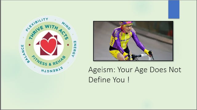 Your age does not define you!