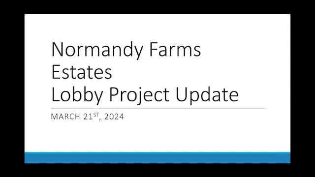 Lobby Project Meeting