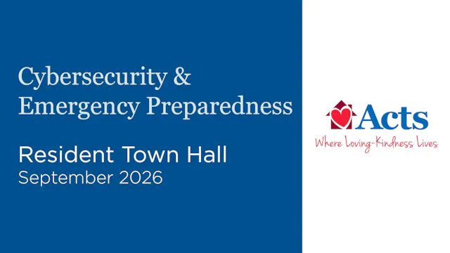 September 2026 Resident Town Hall: Cy...