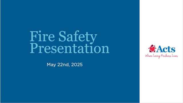 Fire Safety - May 22, 2025