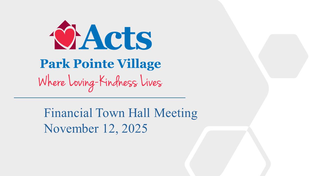 Financial Town Hall 11-12-25