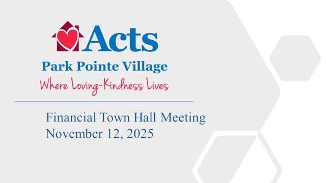 Financial Town Hall 11-12-25