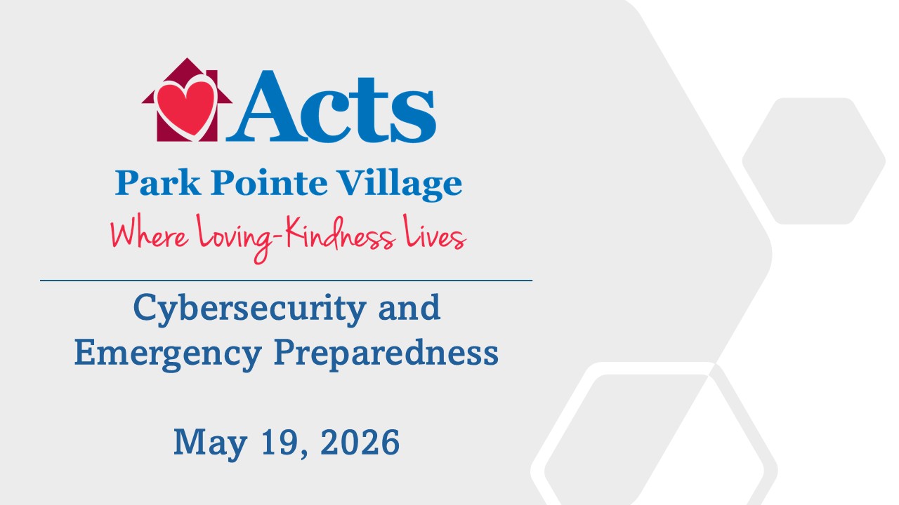 Cybersecurity and Emergency Preparedness 9/18/26