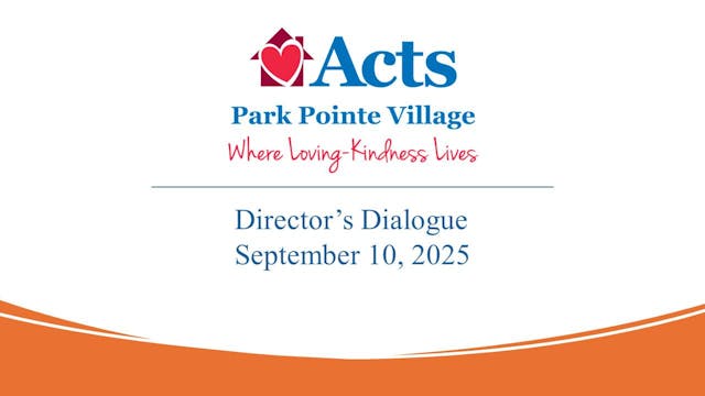 Director's Dialogue 9-10-25