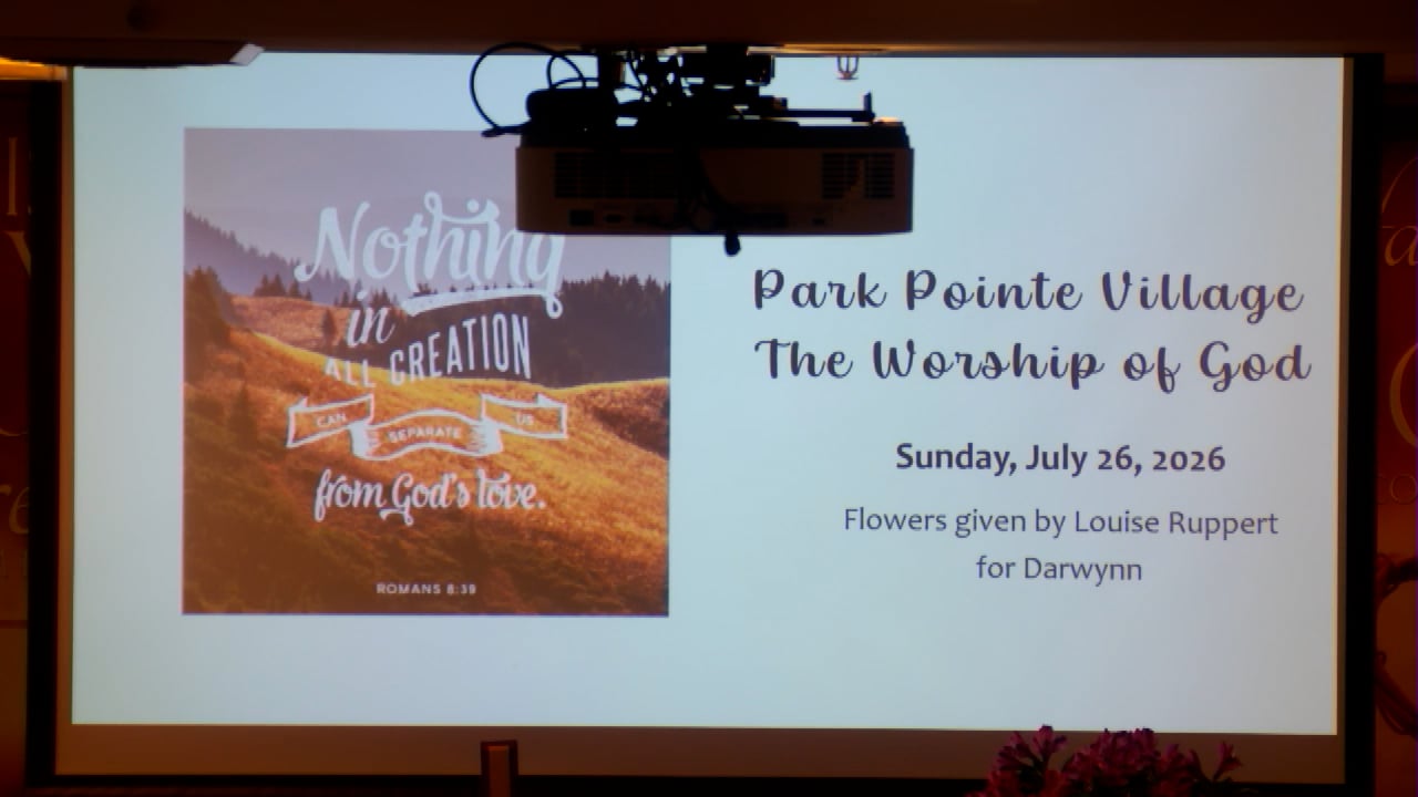PPV Sunday Worship 7/26/26
