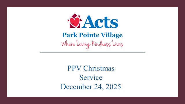 PPV Christmas Service 12-24-25