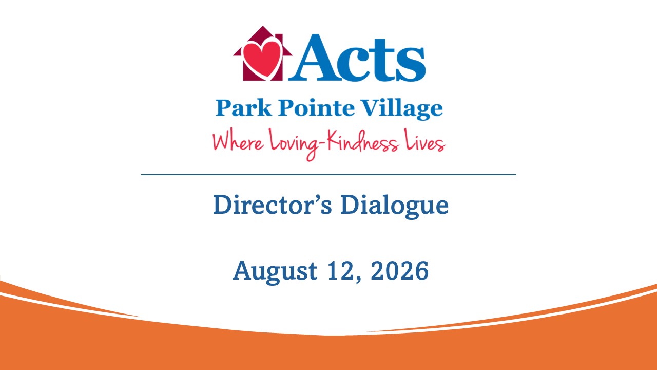 Director's Dialogue 8/12/26