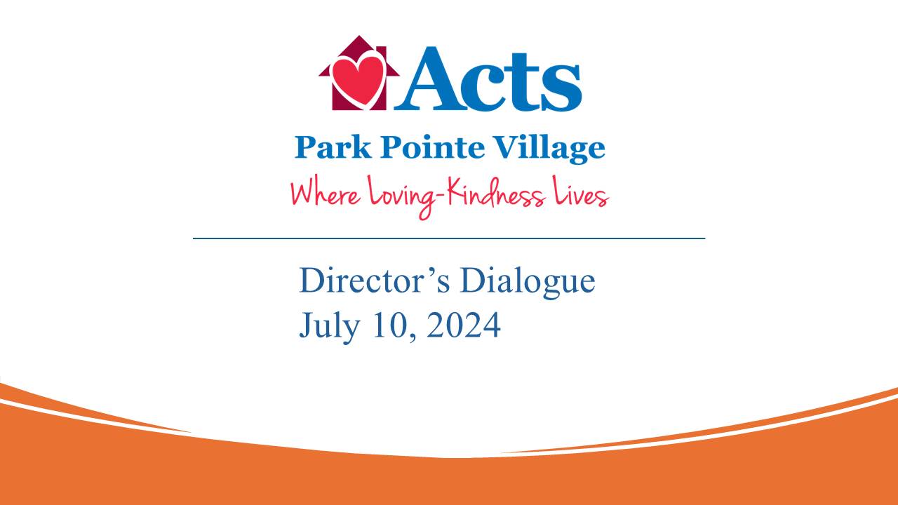 Dir. Dialogue July 10, 2024