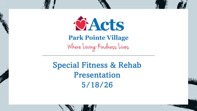 Fitness & Rehab Presentation: Better ...