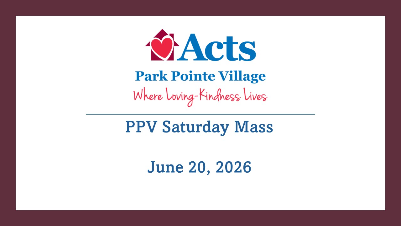 PPV Saturday Mass 6/20/26