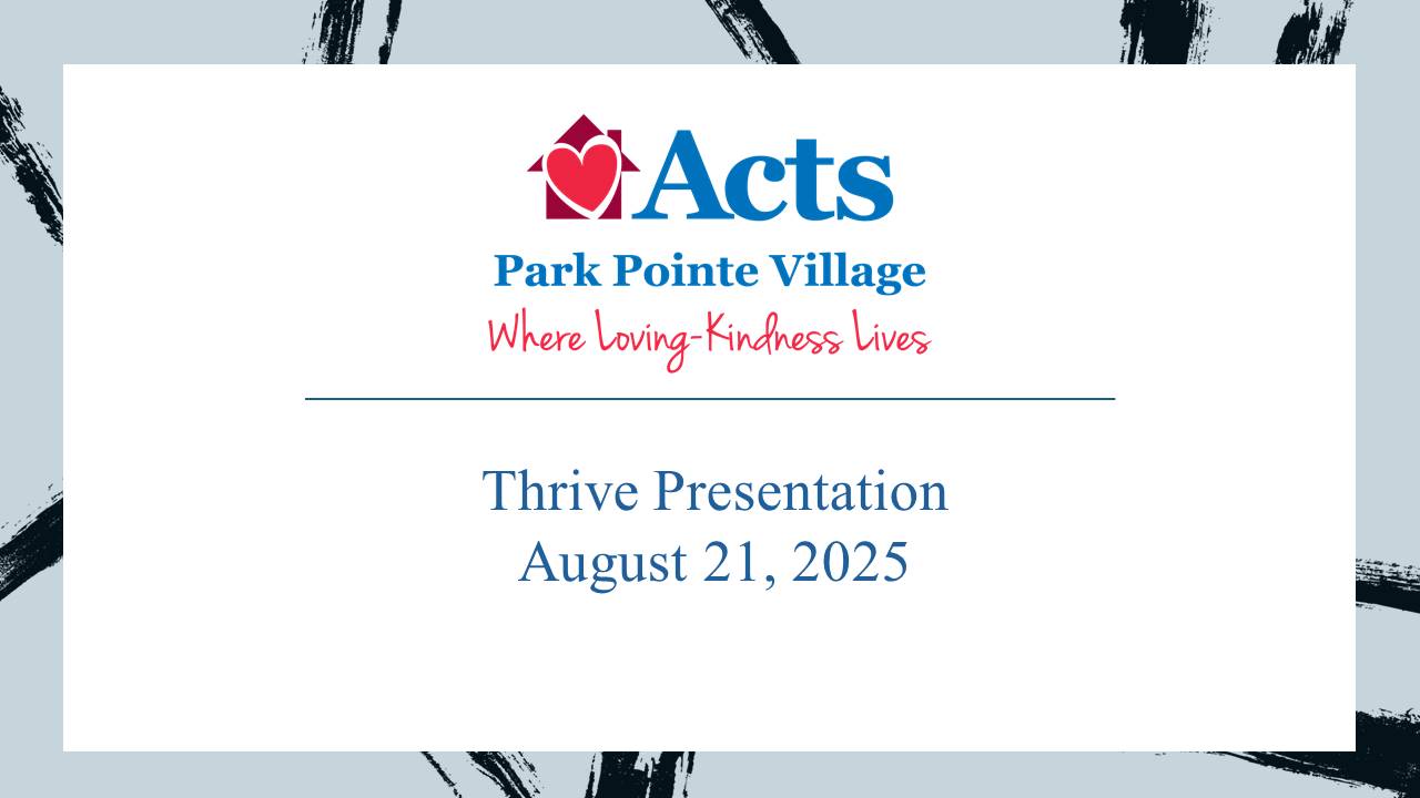 Thrive Presentation 8-21-25