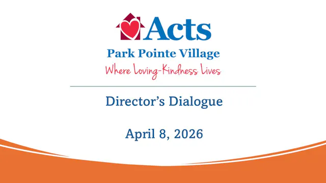 Director's Dialogue 4/8/26