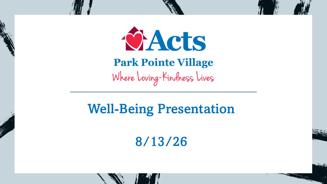 Park Pointe Village TV Video