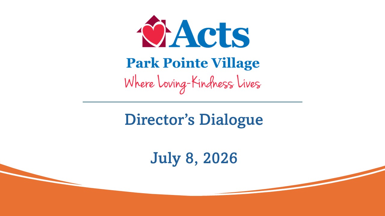 Director's Dialogue 7/8/26