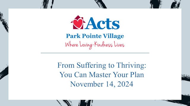 From Suffering to Thriving: You Can M...