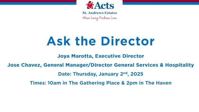 SAS Ask The Director January 2025