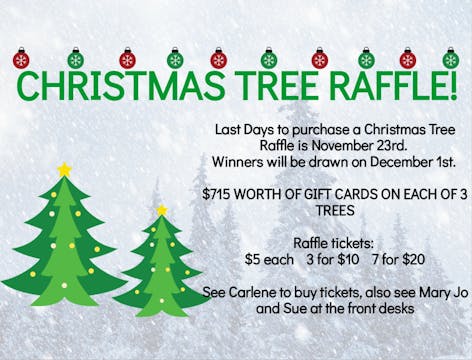 2025 Christmas Tree Raffle