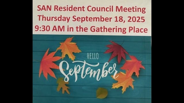 SAN Resident Council September 2025 F...