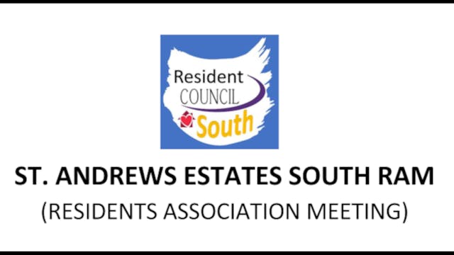 SAS Resident Assoc. Meeting, 5/21/2025