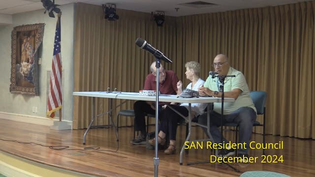 SAN Resident Council December 2024