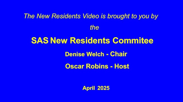 New Residents April 2025