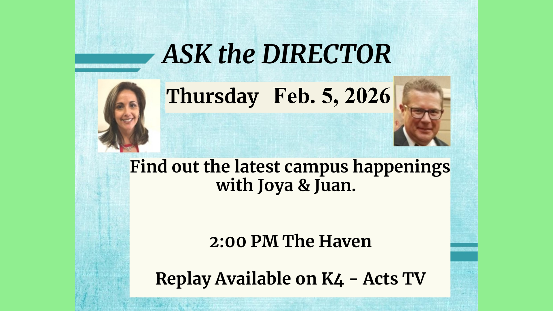 SAE South Ask the Director 2/5/2026