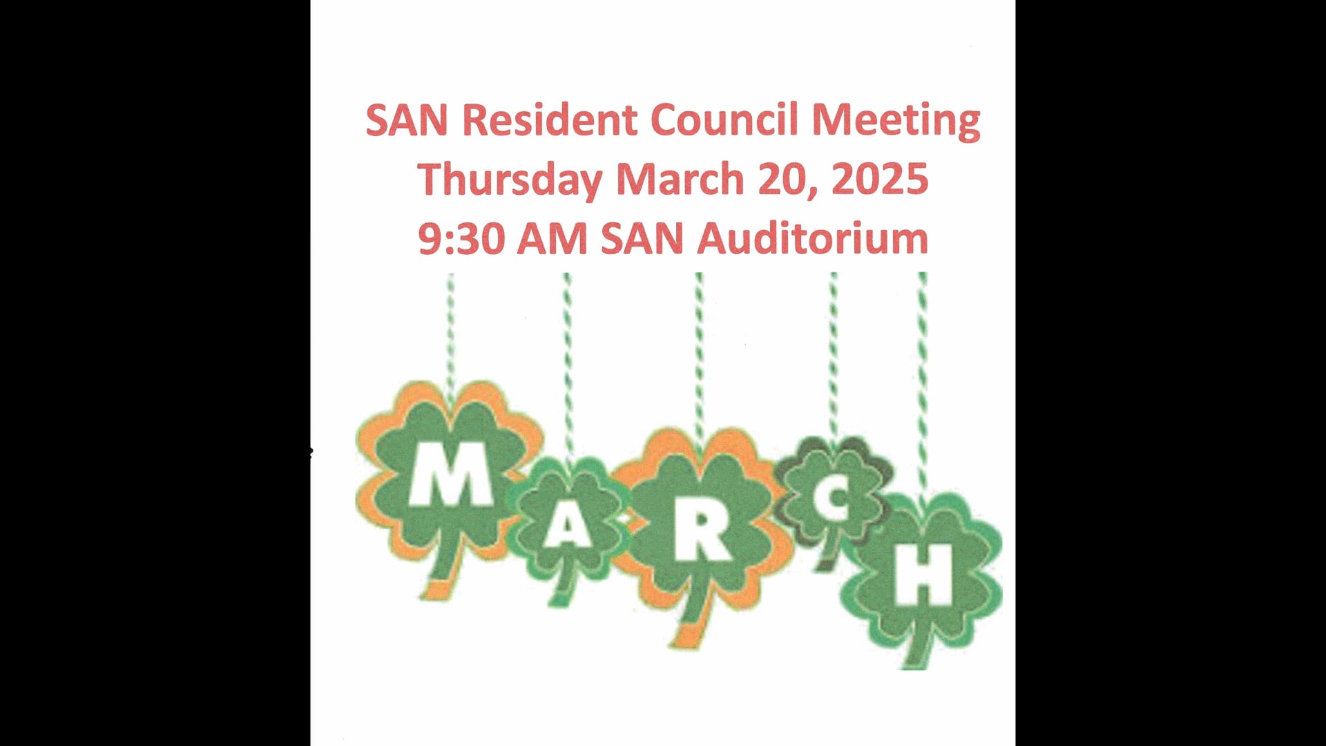 SAN Resident Council Meeting March 2025 Final