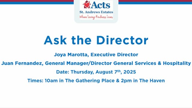 San Ask the Director August Final High