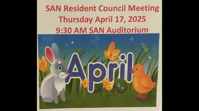 SAN Resident Council April 2025