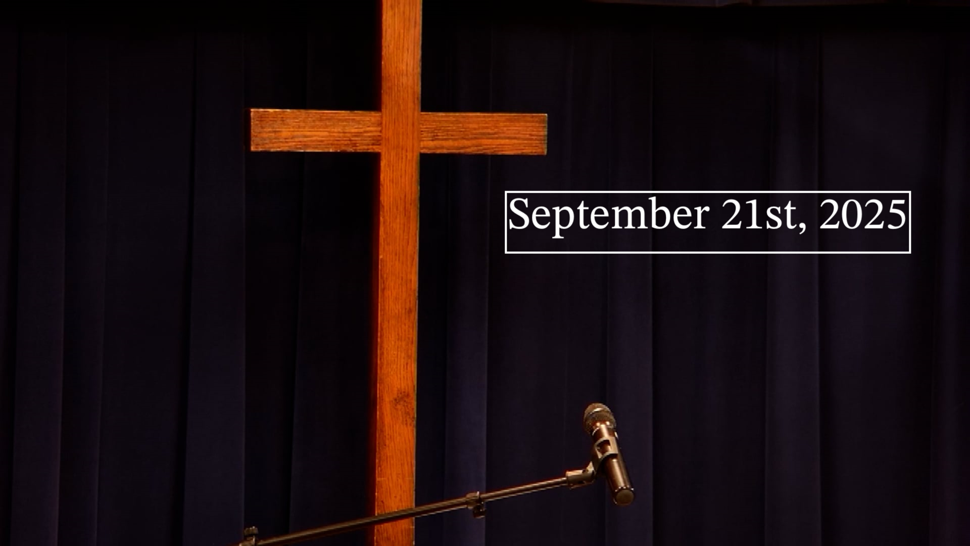 Church Worship Service on September 21, 2025