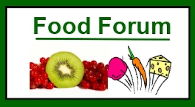 Food Forum November 18