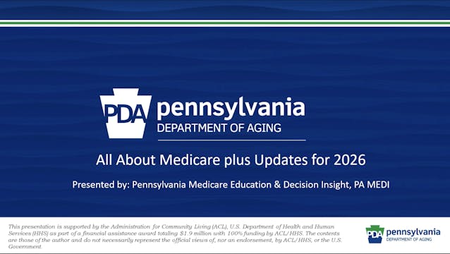 All About Medicare plus Updates for 2026