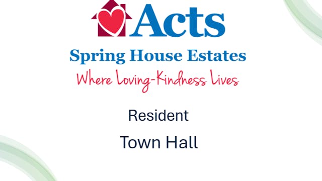 Resident Town Hall - 11/13/2025